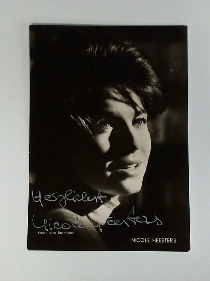 Heesters, Nicole - Autogrammkarte, original signiert