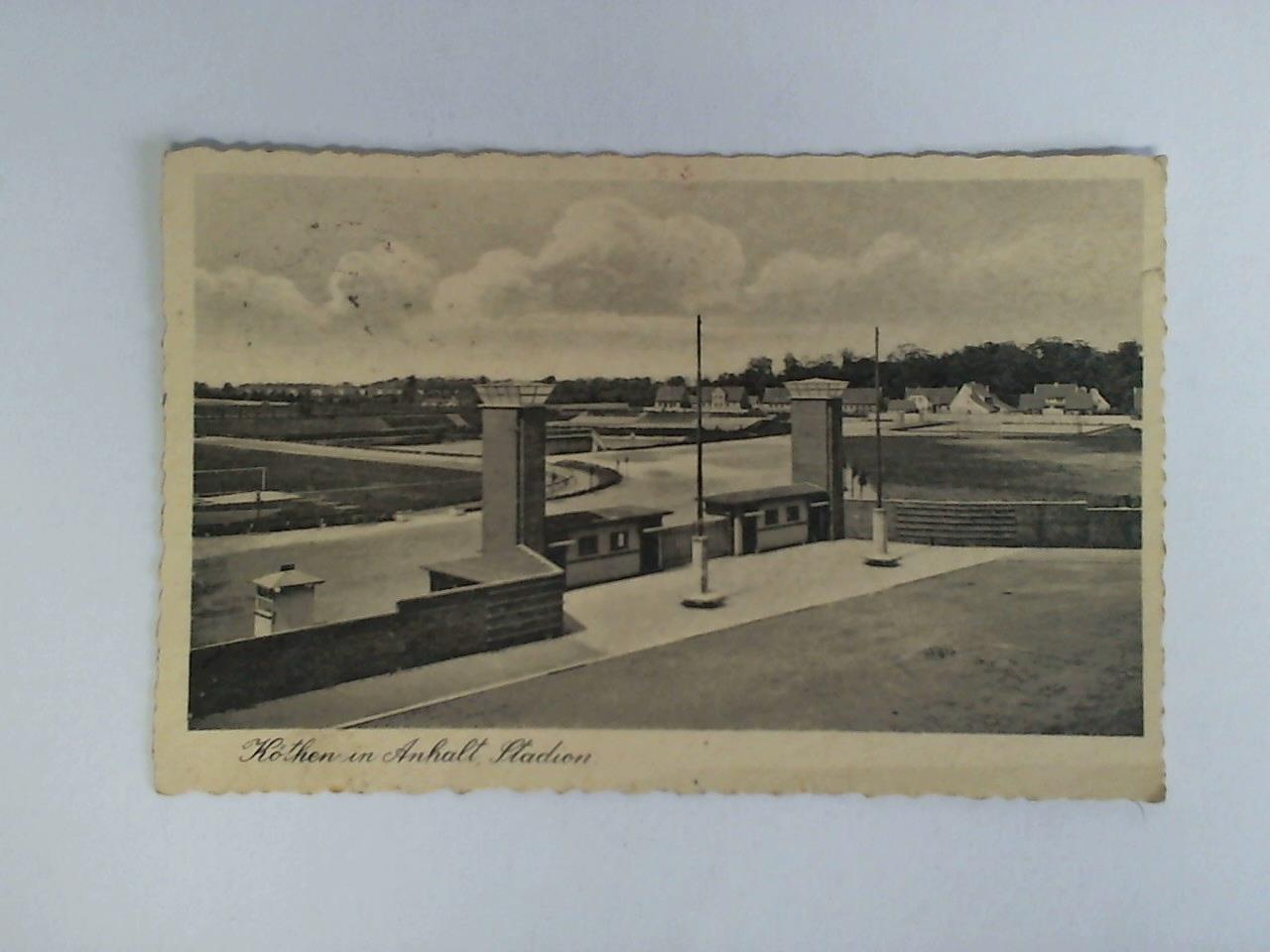 (Kthen / Sachsen-Anhalt) - Ansichtskarte: Kthen in Anhalt, Stadion