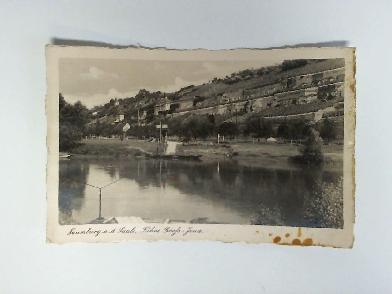 (Naumburg / Saale) - Ansichtskarte: Naumburg a. d. Saale, Fhre Gross-Jena