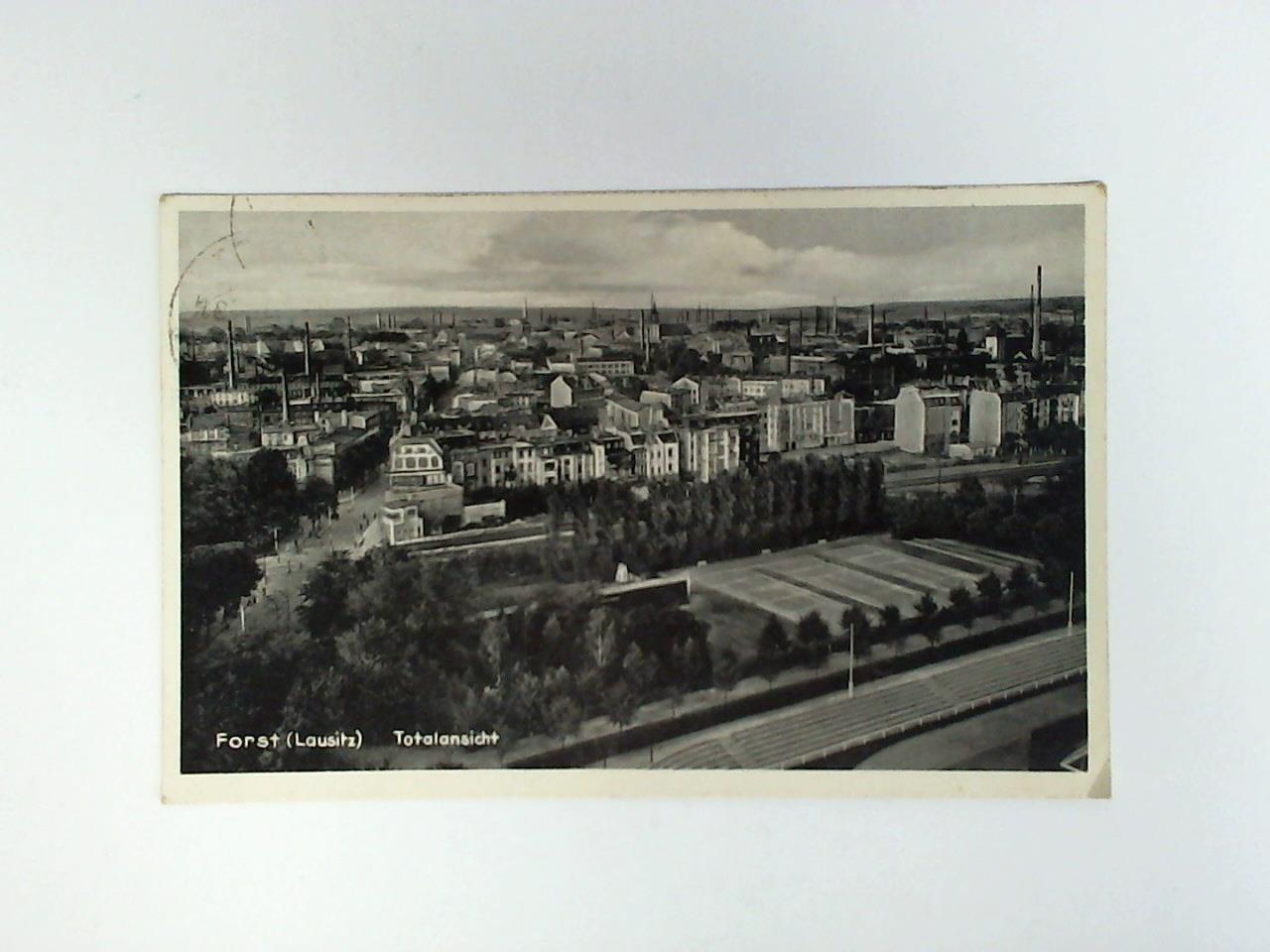 (Forst / Lausitz) - Ansichtskarte: Forst (Lausitz), Totalansicht