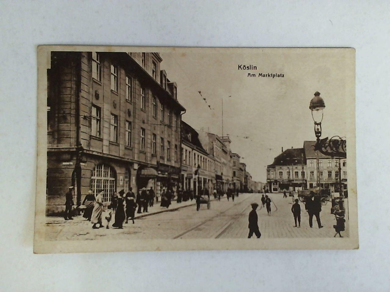 (Kslin) - Ansichtskarte: Kslin - Am Marktplatz