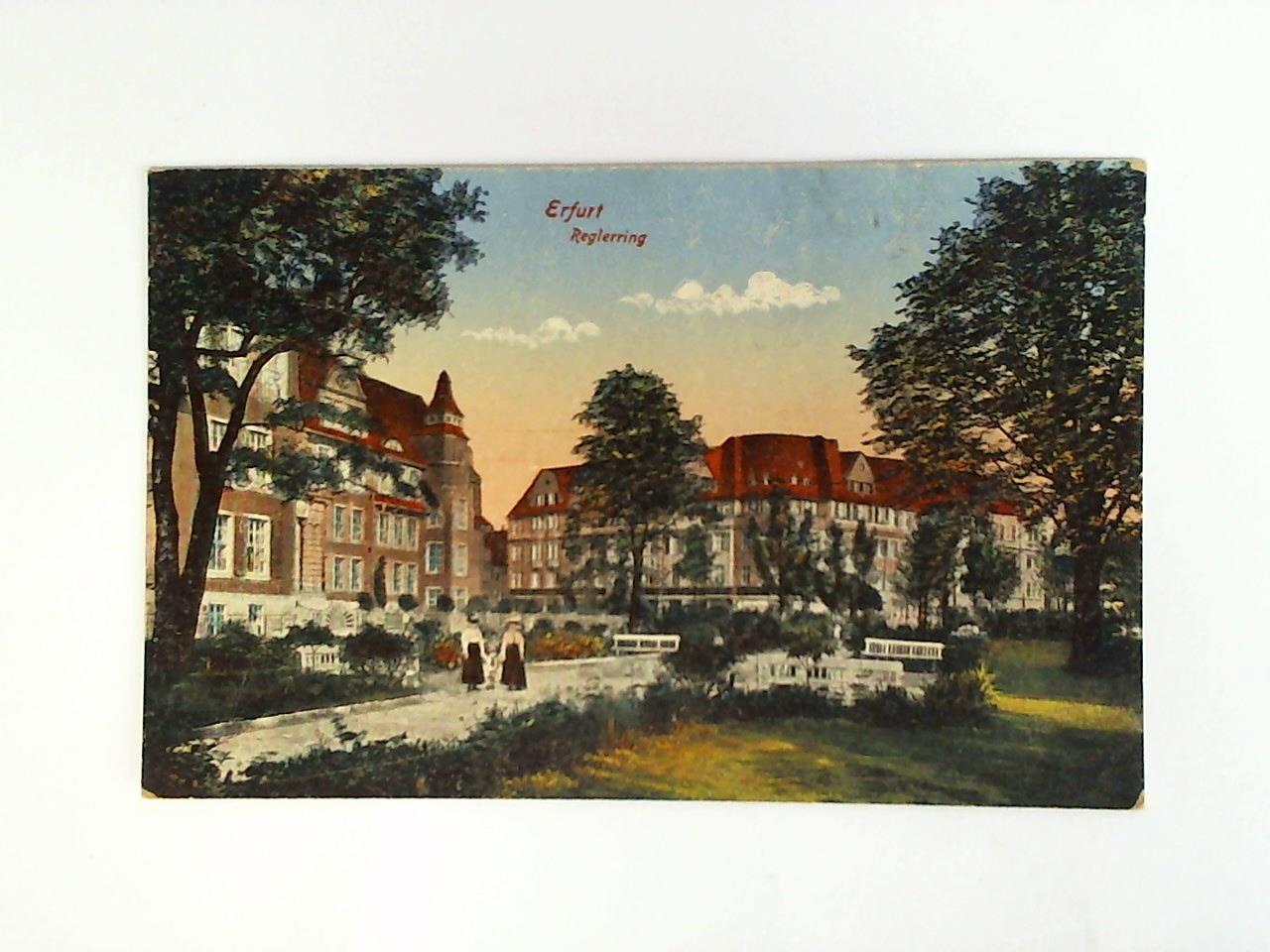 (Erfurt) - Ansichtskarte: Erfurt. Reglerring