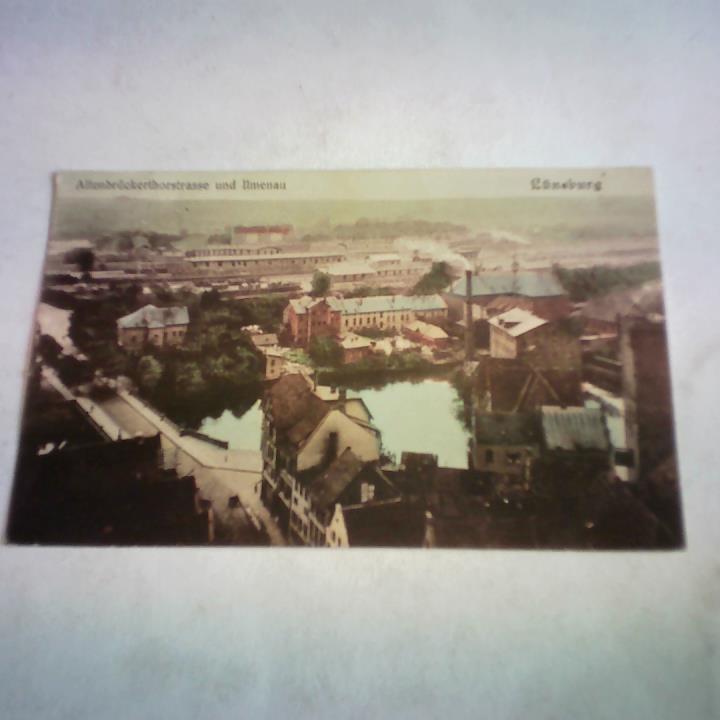(Lneburg) - Ansichtskarte: Lneburg. Altenbrckerthorstrasse und Ilmenau.