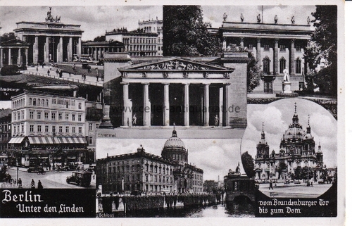 Berlin - Unter den Linden - vom Brandenburger Tor bis zum Dom