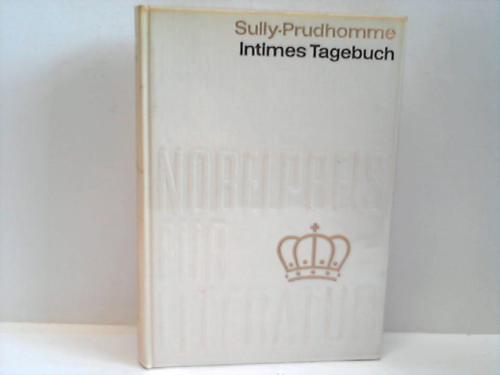 Ahlstrm, Dr. Gunnar - Sully Prudhomme. Intimes Tagebuch