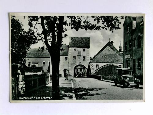 Grafenwhr (bei Nrnberg) - Postkarte: Grafenwhr am Stadttor, Straenzug