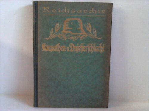 Reichsarchiv - Karpathen- und Dnjester-Schlacht 1915