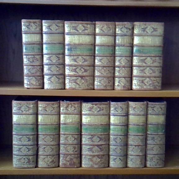13 (von 17) Bände: Neu eröffneter histoischer Bilder-Saal, Das ist: Kurze, deutliche und unpassionierte Beschreibung Der Historiae Universalis, Von Anfang der Welt biß auf unsere Zeiten und das Jahr 1749