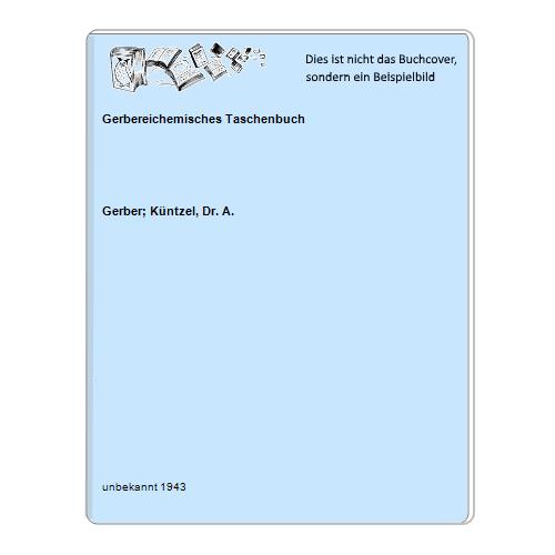 Gerbereichemisches Taschenbuch