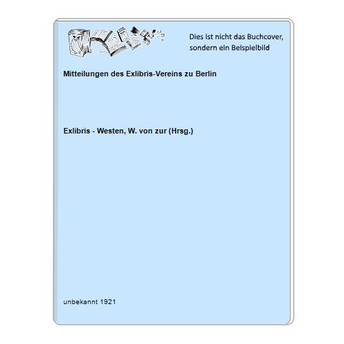 Mitteilungen des Exlibris-Vereins zu Berlin