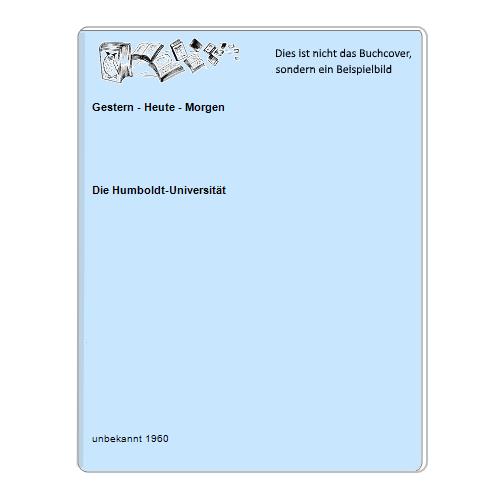 Gestern - Heute - Morgen