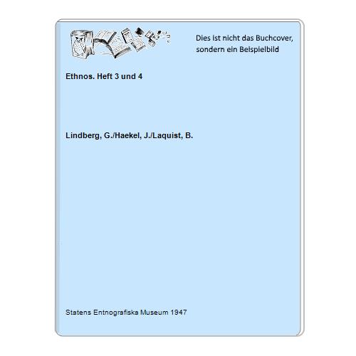 Ethnos. Heft 3 und 4